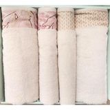 Özdilek Candıdum Krem/Pembe-Krem/Bej Best Set Hamam Takımı - Standart - Krem - Pembe