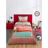 Özdilek Cars Mc Tek Kişilik Disney Lisanslı Lastikli Çocuk Nevresim Takımı - Renkli - 160 x 220 cm