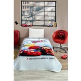 Özdilek Cars Mcqueen Road Disney Lisanslı Tek Kişilik Çocuk Battaniyesi 155x215 cm