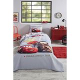 Özdilek Cars On The Road Tek Kişilik Disney Lisanslı Lastikli Fitted Çarşaf Kapitone Çocuk Nevresim Takımı - Gri