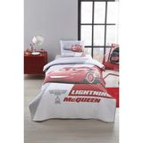 Özdilek Cars Piston Cup Tek Kişilik Disney Lisanslı Çocuk Yatak Örtüsü Takımı - Kırmızı - 160 x 230 cm