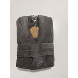 Özdilek Casual Şalyaka Bornoz Koyu Gri 2xl