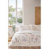 Özdilek Çift Kişilik (Çarşafı Lastikli ) Nevresim Takımı White Lily