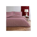 Özdilek Çift Kişilik Fitted Çarşaf Ranforce Nevresim Takımı Cabana Line Kırmızı