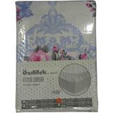 Özdilek Çift Kişilik Fitted Lastikli Kumaş Çarşaf+ 2 Ad Yastık Kılıfı 160 x 200+30 - Lila