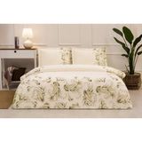 Özdilek Çift Kişilik Lastikli Çarşaf Nevresim Takımı Paisley Wind