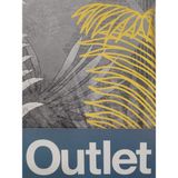 Özdilek Çift Kişilik ( Outlet) Nevresim Takımı % 100 Pamuk Golden Palm Gri - 200 x 220 cm