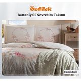 Özdilek Çift Kişilik Ranforce Nevresim Takımı Trendy Batt.krem Candidum - 220 x 240 cm