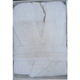 Özdilek Colored(Avm) Beyaz Şalyaka Bornoz (Xxl) - 2XL