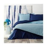Özdilek Colormix Aqua Lacivert Çift Kişilik Ranforce Nevresim Takımı - 200 x 220 cm