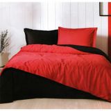 Özdilek Colormix Desensiz Düz Kırmızı Siyah Çift Kişilik Nevresim Takımı