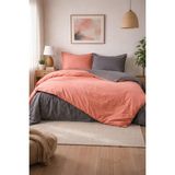 Özdilek Colormix Kiremit Antrasit 200 x 220 cm Çift Kişilik Nevresim Takımı