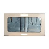 Özdilek Colourist Aile Bornoz Seti Maldiv-Aqua - M - L