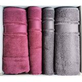 Özdilek Colourıst Best Set (Hamam Takımı) Antrasit-K.pembe - 50 x 90 cm