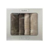 Özdilek Colourist Best Set Hamam Takımı Kahve Bej 90 150 Büyük Boy Kahverengi - Bej