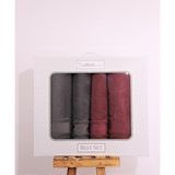Özdilek Colourist Best Set Pamuklu (Hamam Takımı) Antrasit- Koyu Pembe - 90 x 150 cm