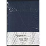 Özdilek Colourist Fitted Lastikli Battal Çift Kişilik Çarşaf Seti (180X200)-İndigo