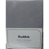 Özdilek Colourist Fitted Lastikli Çift Kişilik Çarşaf Seti (160X200)-SILVER Gri - 160 x 200