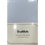 Özdilek Colourist Tek Kişilik Lastikli Çarşaf Takımı 100*200CM Gümüş Gri - Gümüş Grisi - 100*200+30CM