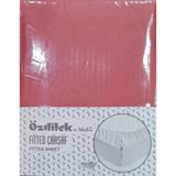 Özdilek Colurist Lastikli Fitted Tek Kişilik Çarşaf Takımı 120 x 200 +30 cm ( 30 cm Yükseklik ) Koyu Mercan - Koyu Kırmızı - 120x200
