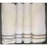 Özdilek Corallo Beyaz-Krem Best Set (Hamam Takımı) - Çift Kişilik
