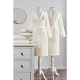 Özdilek Cotton Bliss Krem-Bej Bornoz Aile Seti - Krem - Bej - M - L