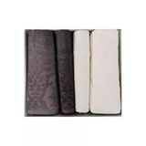 Özdilek Curve Best Set (Hamam Takımı) Krem-Antrasit - 70 x 150 cm