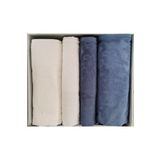 Özdilek Curve Best Set (Hamam Takımı) Krem-Indigo