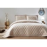 özdilek Diamond Nakışlı Yatak Örtüsü - 010-Bej - 240 x 250 cm