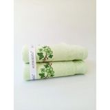 Özdilek Dila V2 Çeyizlik Nakışlı Havlu 2 Adet Yeşil - 50 x 90 cm - Çok Renkli