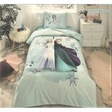 Özdilek Disney Kapitoneli Çok Amaçlı Nevresim Takımı Frozen Leaves Mint - 180 x 230 cm