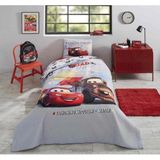 Özdilek Disney Kapitoneli Nevresim Takımı Tek Kişilik Ranforce Gri Cars Fast - Standart