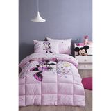 Özdilek Disney Minnie Mouse Icon Pembe Tek Kişilik Çarşafı Lastikli Uyku Seti