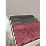 Özdilek Dıtsy Best Set Hamam Takımı Mürdüm - Antrasit. Mürdüm - Antrasit