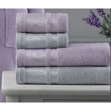 Özdilek Dory Best Set Hamam Takımı Lila-Gri 1130 - Lila - Gri - 70 x 150 cm