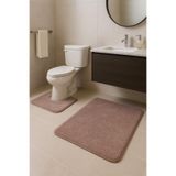 Özdilek Elite Banyo Paspası Takımı, 50x60-60x100 cm, Bej