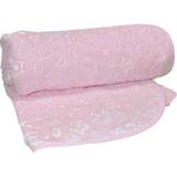 Özdilek Embos Peluş Bebek Battaniyesi Pembe - Stoktaki Desen Yollanmaktadır