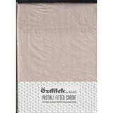Özdilek Fitted Lastikli Çarşaf Seti Yastıklı Çarşaf %100 Pamuk Ranforce 100 X 200 Sütlü Kahve 100 X 200