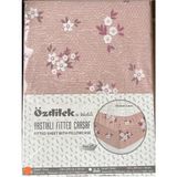 Özdilek Fitted Lastikli Çarşaf Seti Yastıklı Çarşaf Pamuk Ranforce 100 x 200 Gül Kurusu F.lace