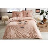 Özdilek Fitted Lastikli Çift Kişilik Nevresim Takımı Pudra Mickey Effect 3653 - Pembe - 200 x 220 cm