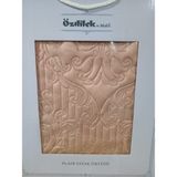 Özdilek Flair Tek Kişilik Kadife Yatak Örtüsü 180X230 cm Pudra - 180 x 230 cm