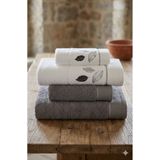 Özdilek Fodero Havlu Seti Best Set Hamam Takımı Antrasit-Krem