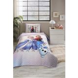 Özdilek Frozen Frosted Tek Kişilik Disney Lisanslı Çocuk Yatak Örtüsü 160x230 cm