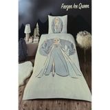 Özdilek Frozen İce Queen Tek Kişilik Lisanslı Lastikli Çocuk Nevresim Takımı 160x220 cm, 8A5S2D001E12A5S54