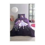 Özdilek Frozen Natural Tek Kişilik Disney Lisanslı Lastikli Fitted Çarşaf Çocuk Pike Takımı - Mor