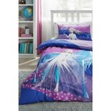Özdilek Frozen Snow Disney Lisanslı Lastikli Fitted Çarşaf Çocuk Nevresim Takımı Tek Kişilik - Krem - 160 x 120 cm