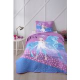 Özdilek Frozen Snow Queen Tek Kişilik Disney Lisanslı Çocuk Yatak Örtüsü 160X230 Cm