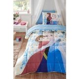 Özdilek Frozen Winter Tek Kişilik Disney Lisanslı Lastikli Fitted Çarşaf Çocuk Uyku Seti