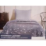 ÖZDİLEK GOODNIGHT LACİVERT TEK KİŞİLİK YATAK ÖRTÜSÜ