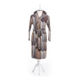 Özdilek Hawai Eclectic S/M Beden Kadife Kapüşonlu Bornoz